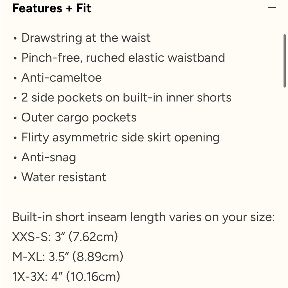 Popflex Hiking Skort - Large - Pecan - Picture 9 of 10